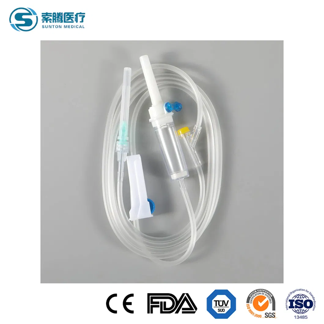 Disposable Sterile IV Medical Ordinary Luer Slip/Lock Infusion Set with Needle CE, ISO with Filter Intravenous Drip Chamber Type
