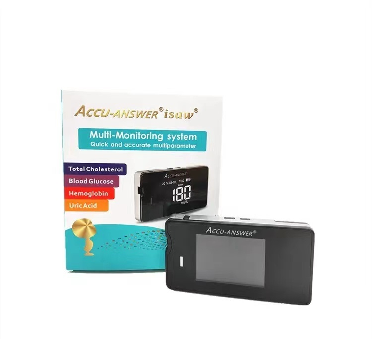 Uric Acid Test Kit Cholesterol Check Devices Test Machine 4 in 1 Glucose Monitor