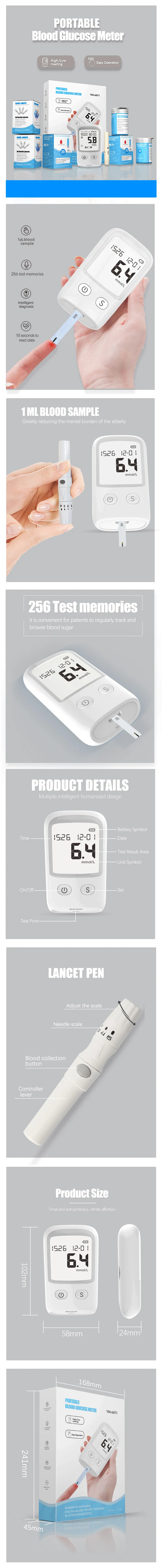 Home Portable Blood Glucose Meter