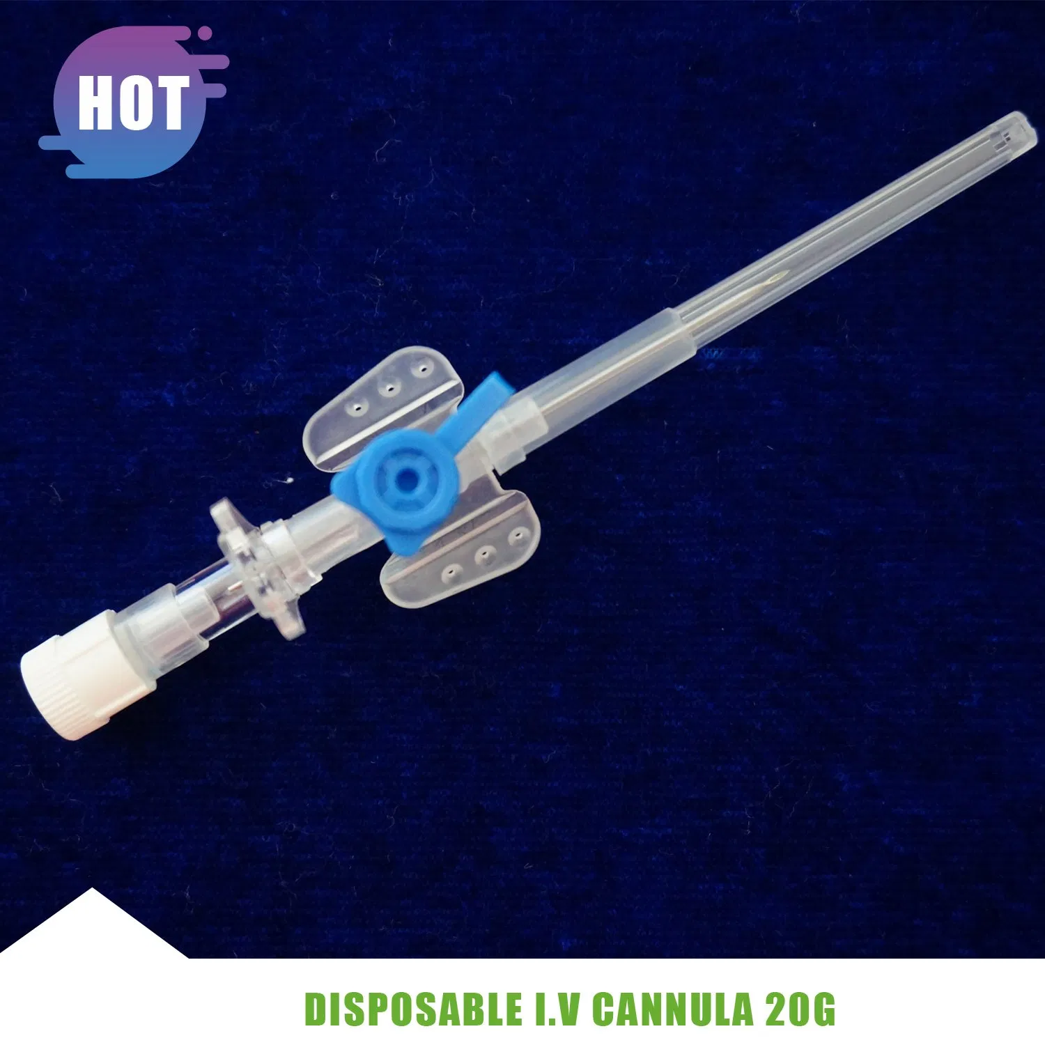 Manufacturer Various Type Disposable IV Cannula/Intravenous Cannula/IV Catheter 22g