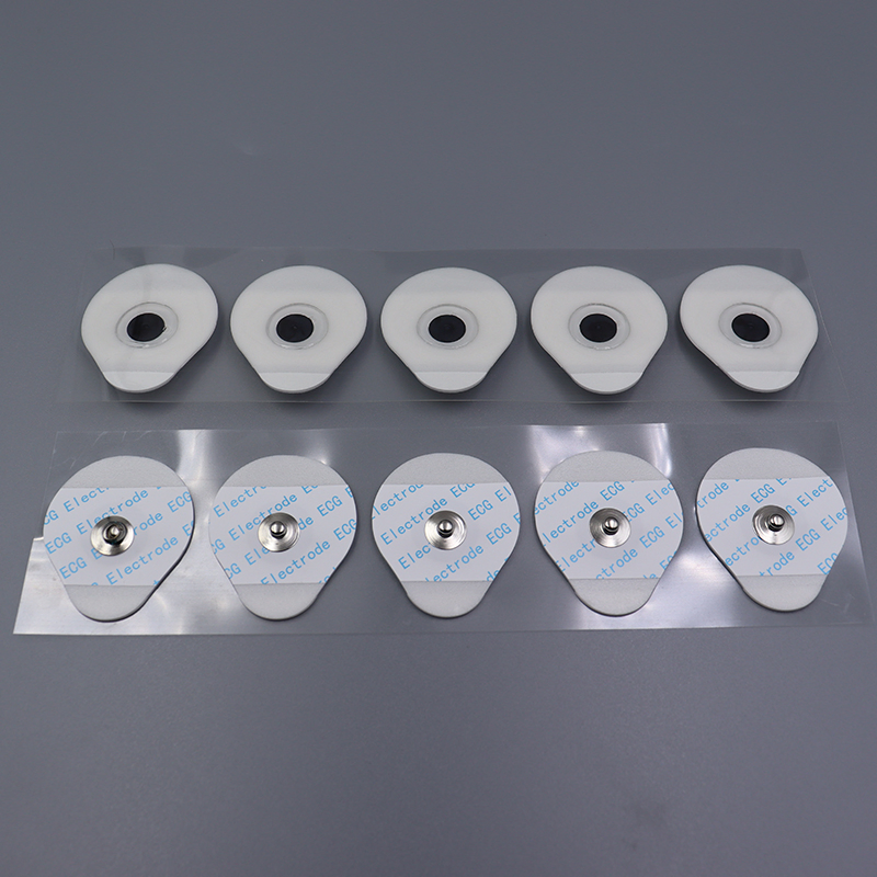 Medical Manufacturing OEM Snap Self Adhesive Disposable Electrode Patch Pads ECG Electrodes