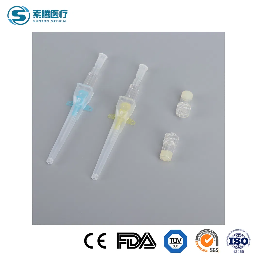 Sunton 3 Way Cannula China Arterial Cannula Supply Dressing Catheter Fixation Dressing Veca-C Sterile Medical IV Cannula/IV Catheter with Injection Port