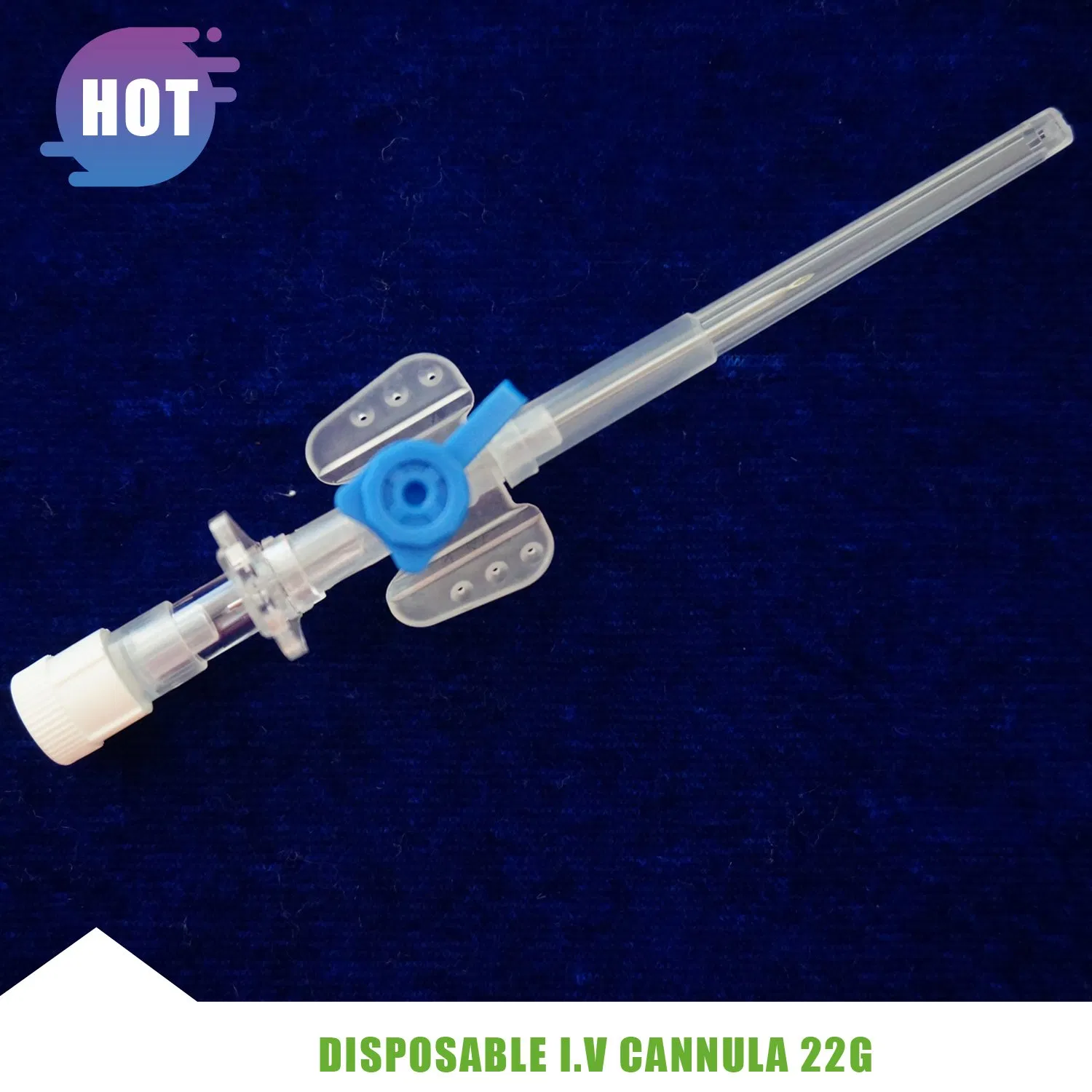 Butterfly Type IV Cannula Intravenous Catheter with Injection Port Infusion Needle