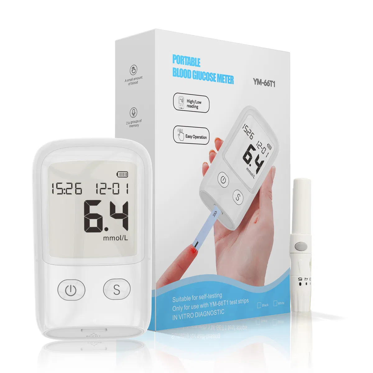 New Arrival Home Portable Blood Glucose Meter Diabetes Blood Sugar Monitor