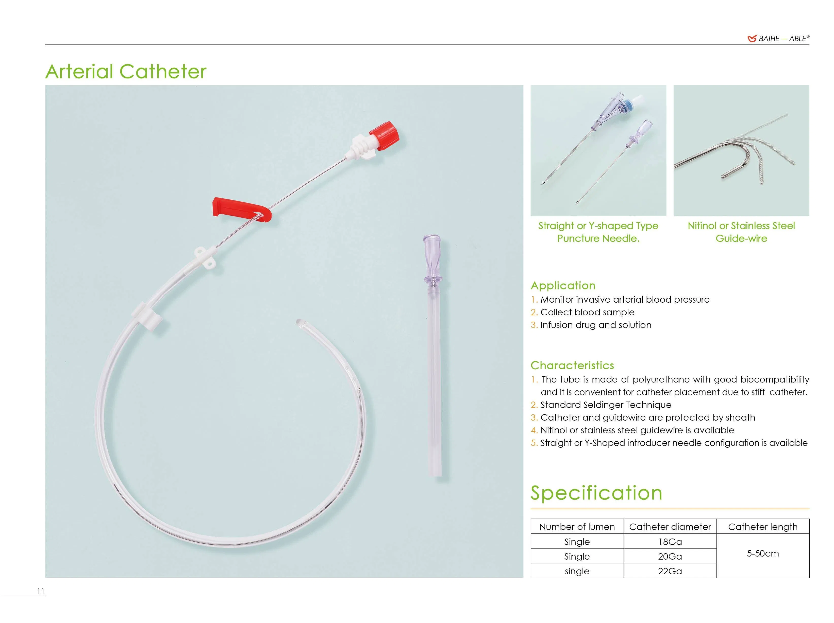 Pediatric and Adult Anesthesia Arterial Catheter Surgical Kit
