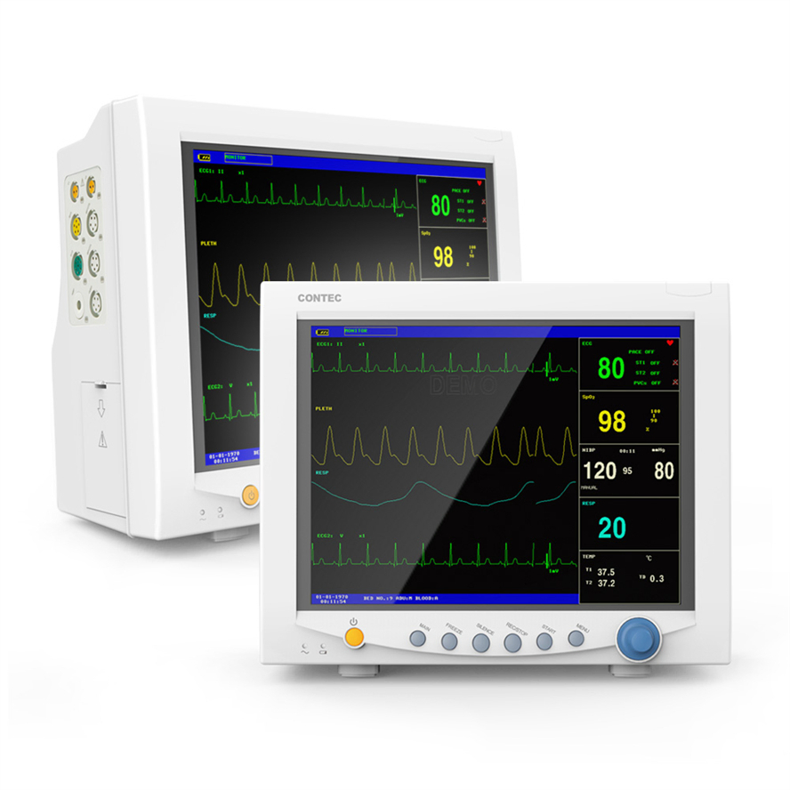 Portable Multi Parameter Vital Sign Modular Analyzer Emergency ICU Lab Device Simulator Blood Pressure Vet Contec Mindray Medical Dental Patient Monitor