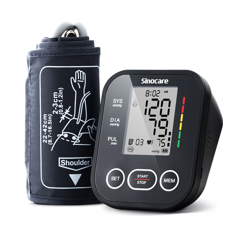 Sinocare Bp Machine Meter Smart Sphygmomanometer Digital Blood Pressure Monitor