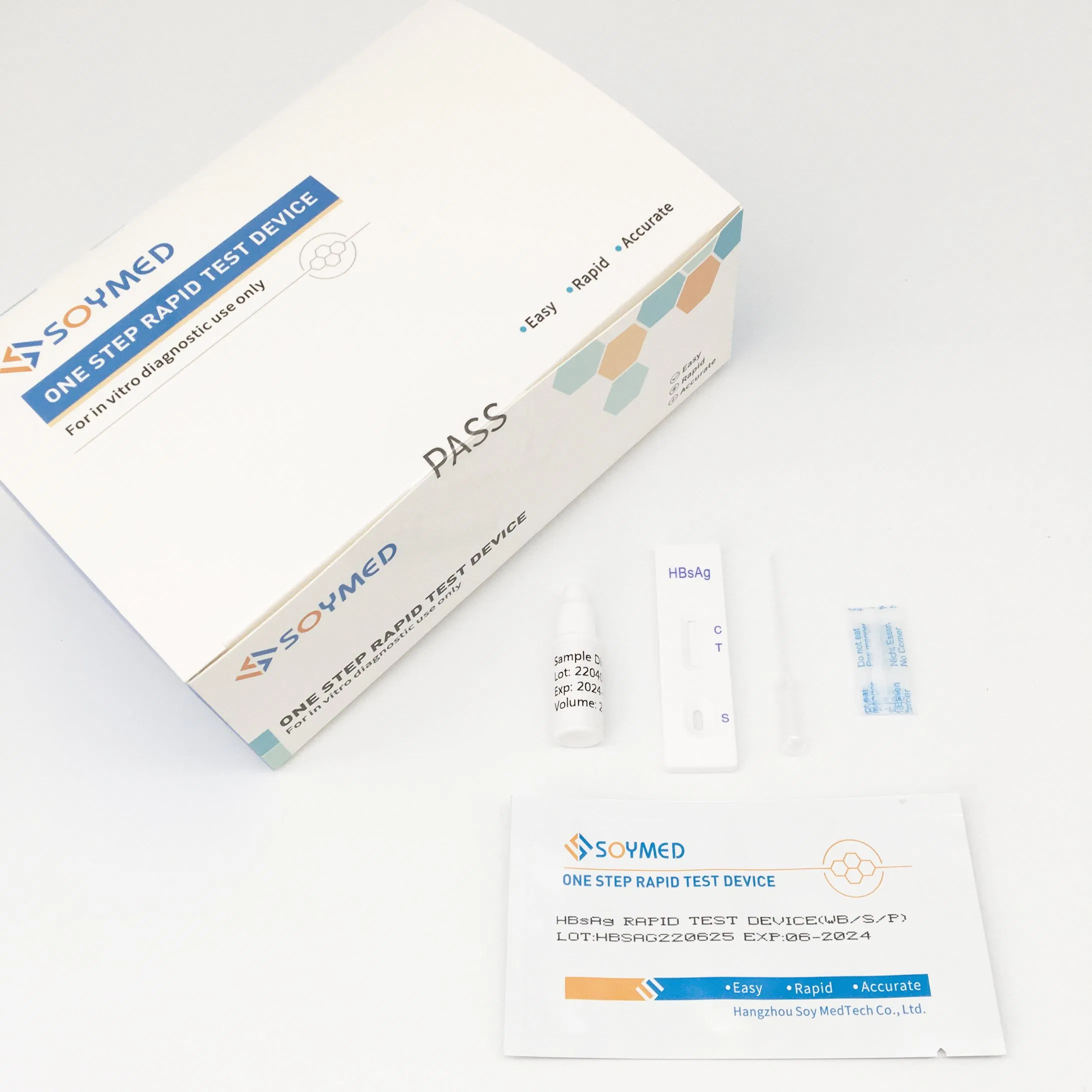 Soymed Medical Diagnostic High Sensitivity Hbsag Antigen Multi Rapid Test HIV Hbsag Kits Reagent