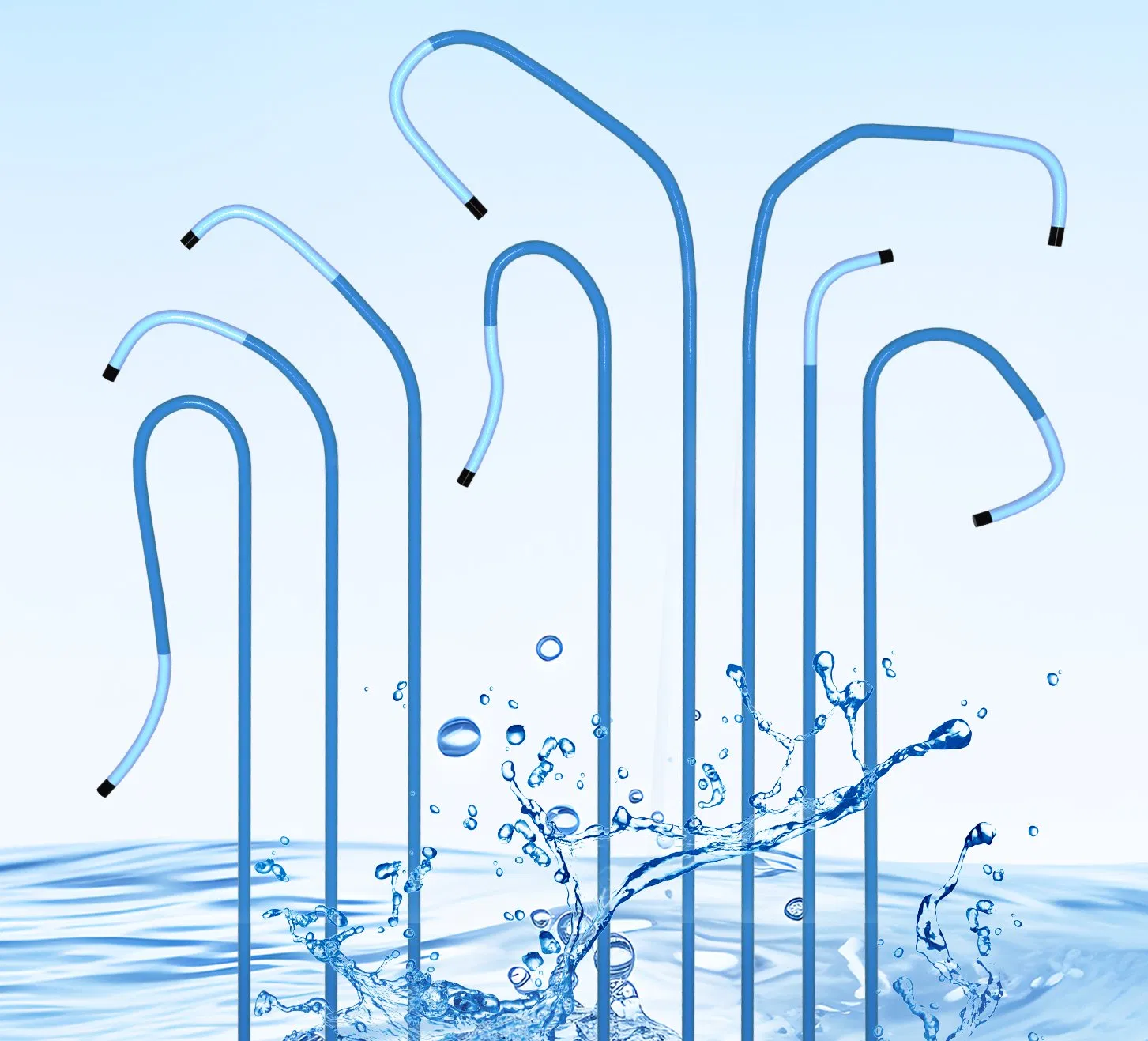 Clinic Hydrophilic Angiography Catheter Disposable Diagnostic Angio Catheter Medical Use Multiple Length and Diameter
