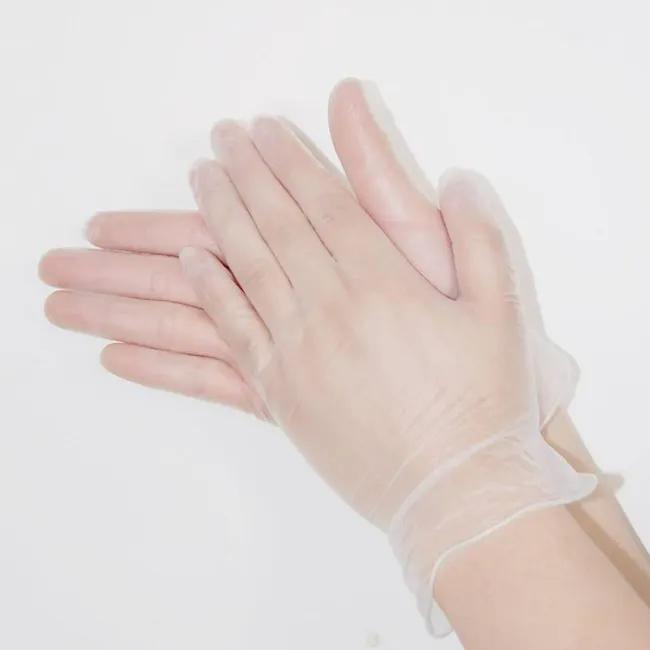 100 Box Disposable Vinyl Gloves Clear Color Examination Hand Gloves Disposable