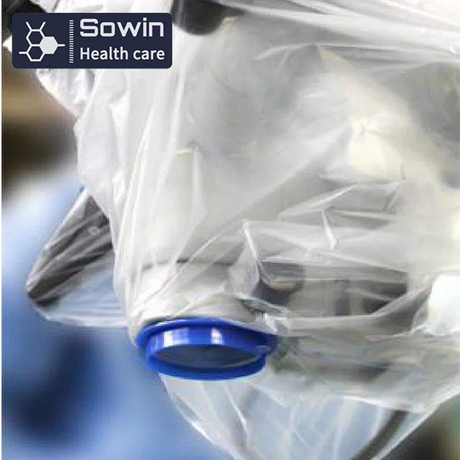 Sterile Equipment Transparent PE Self Adhesive Surgical Microscope Drape