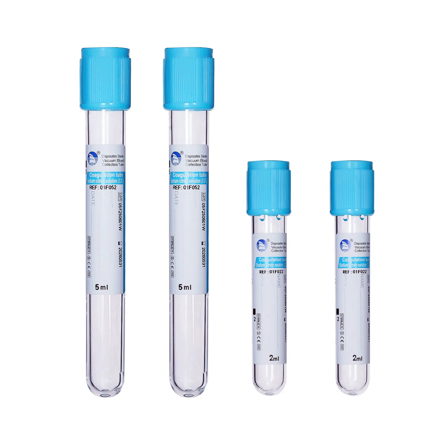 High Quality Light Blue Sterile Coagulation Tube for Blood Collection