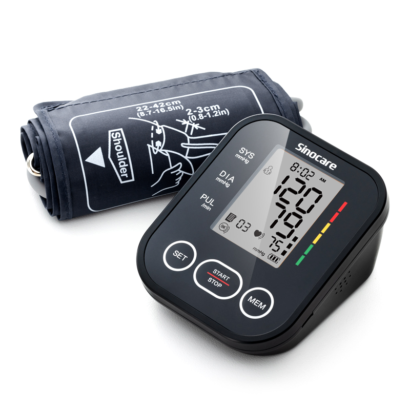 Sinocare Smart Blood Pressure Monitor Upper Arm Type Digital Automatic Voice Broadcast Blood Pressure Monitor