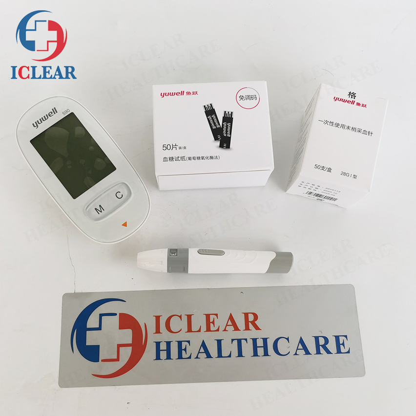 Yuwell 590 Blood Glucose Monitor with Test Strip