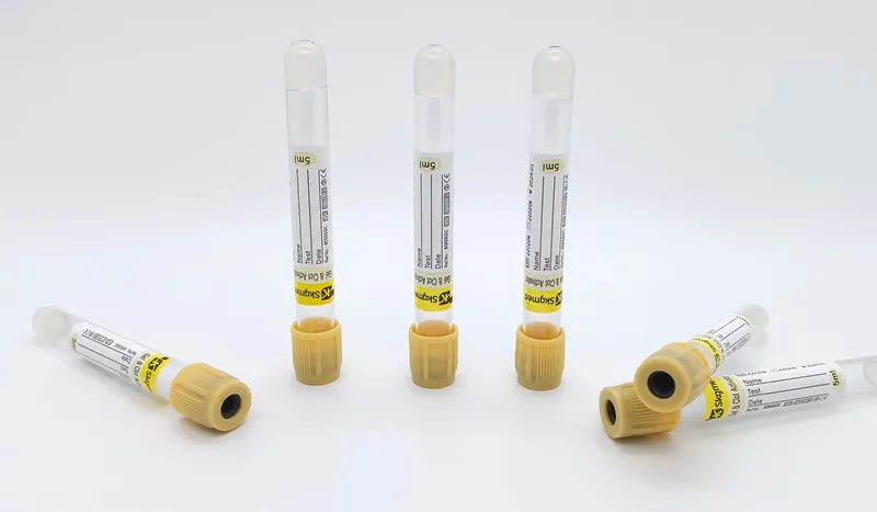 Separate Gel and Clot Activator Blood Collection Tube