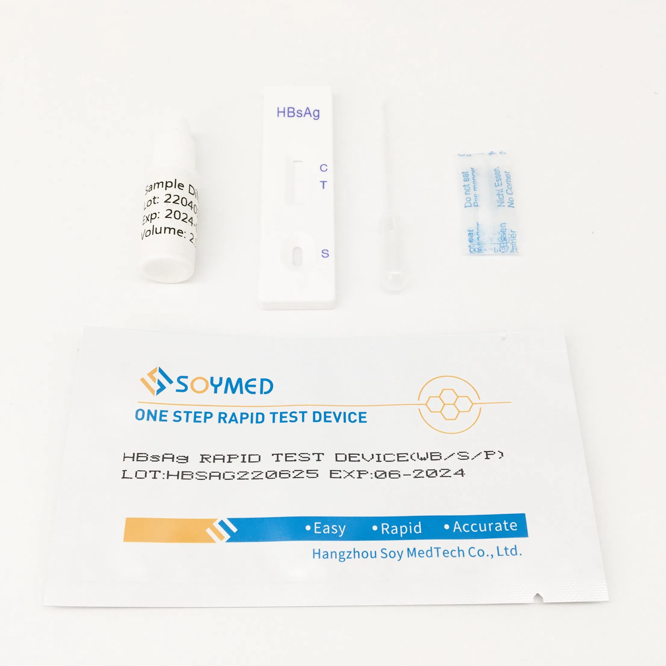 Soymed Medical Diagnostic High Sensitivity Hbsag Antigen Multi Rapid Test HIV Hbsag Kits Reagent