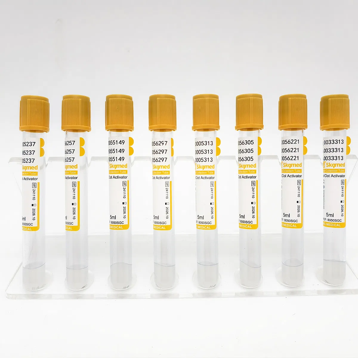 Separate Gel and Clot Activator Blood Collection Tube with CE Approval