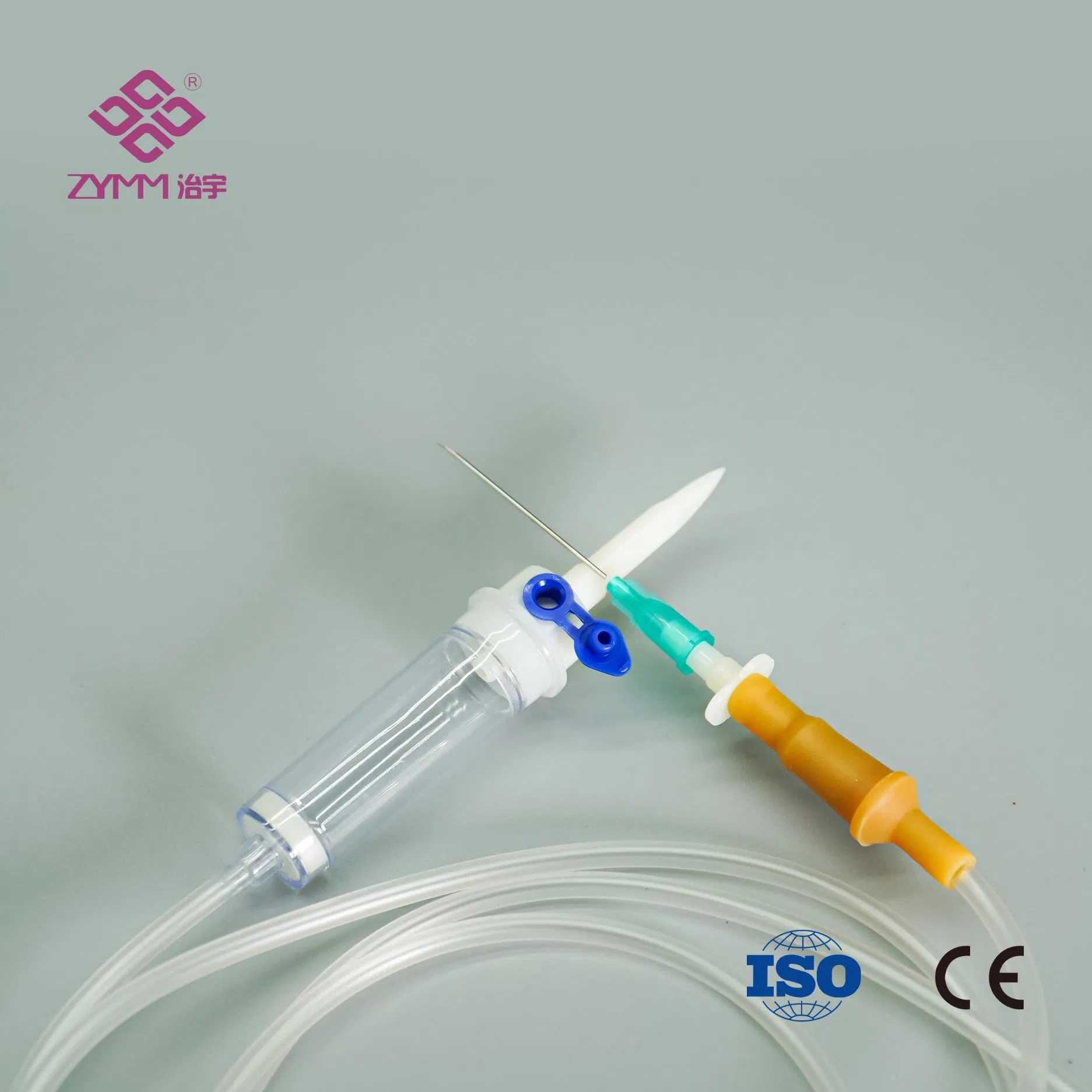 Gravity IV Infusion Set with Precision Flow Regulator and Luer Lock Adapter