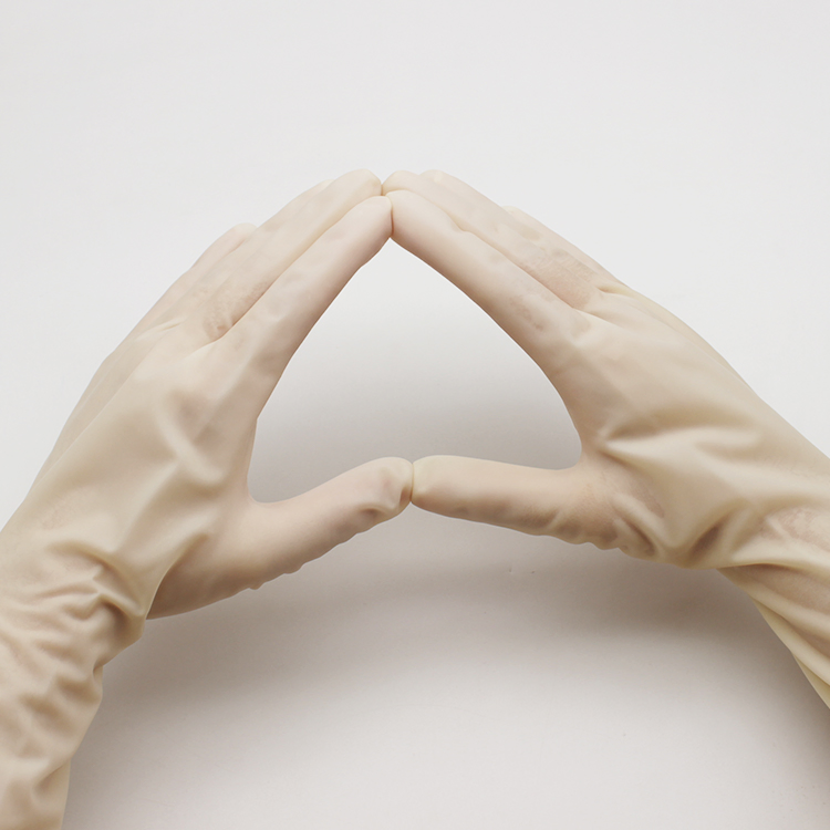 Disposable Latex Gynaecological Glove with Powdered Medical Grade