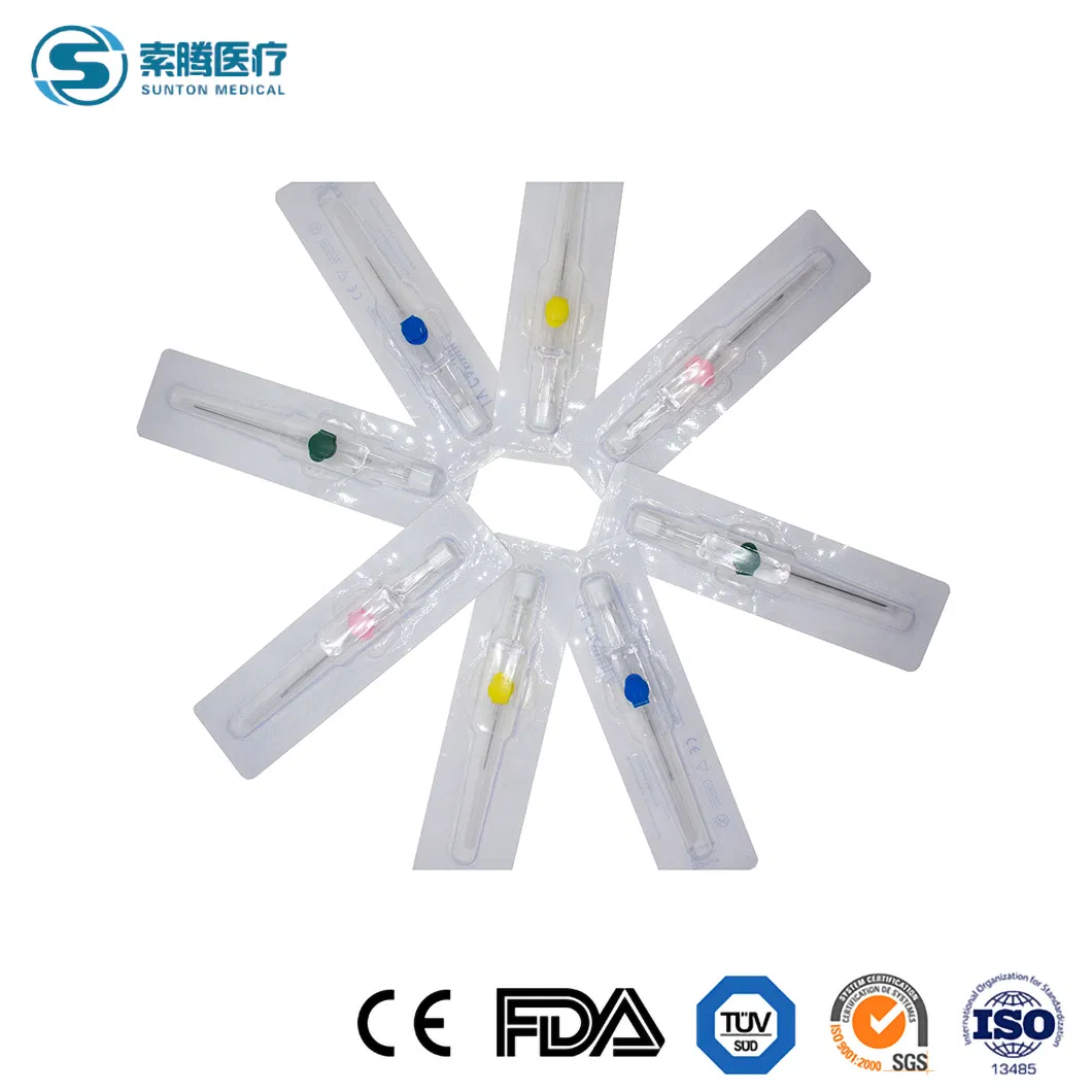 Sunton 3 Way Cannula China Arterial Cannula Supply Dressing Catheter Fixation Dressing Veca-C Sterile Medical IV Cannula/IV Catheter with Injection Port