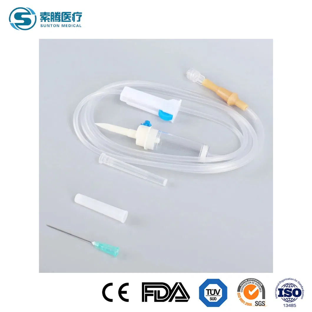 Disposable Sterile IV Medical Ordinary Luer Slip/Lock Infusion Set with Needle CE, ISO with Filter Intravenous Drip Chamber Type