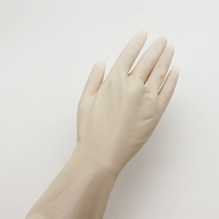 Disposable Latex Gynaecological Glove with Powdered Medical Grade