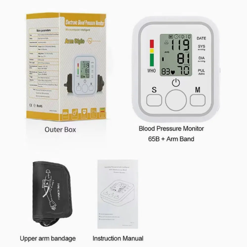 New Trends Easy Operation Digital Blood Pressure Monitor for Sports and Health