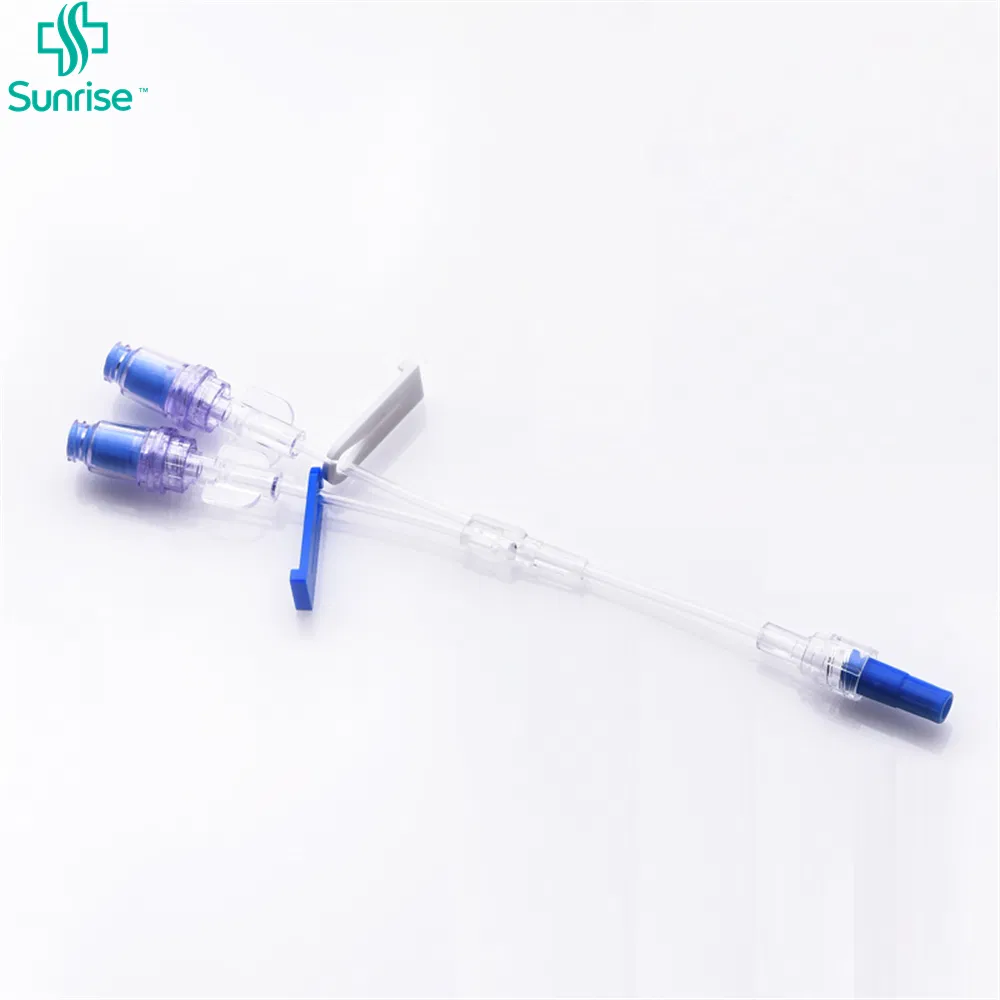 China Manufacturer Medical IV Cannula Catheter with Extension Tube Y Type