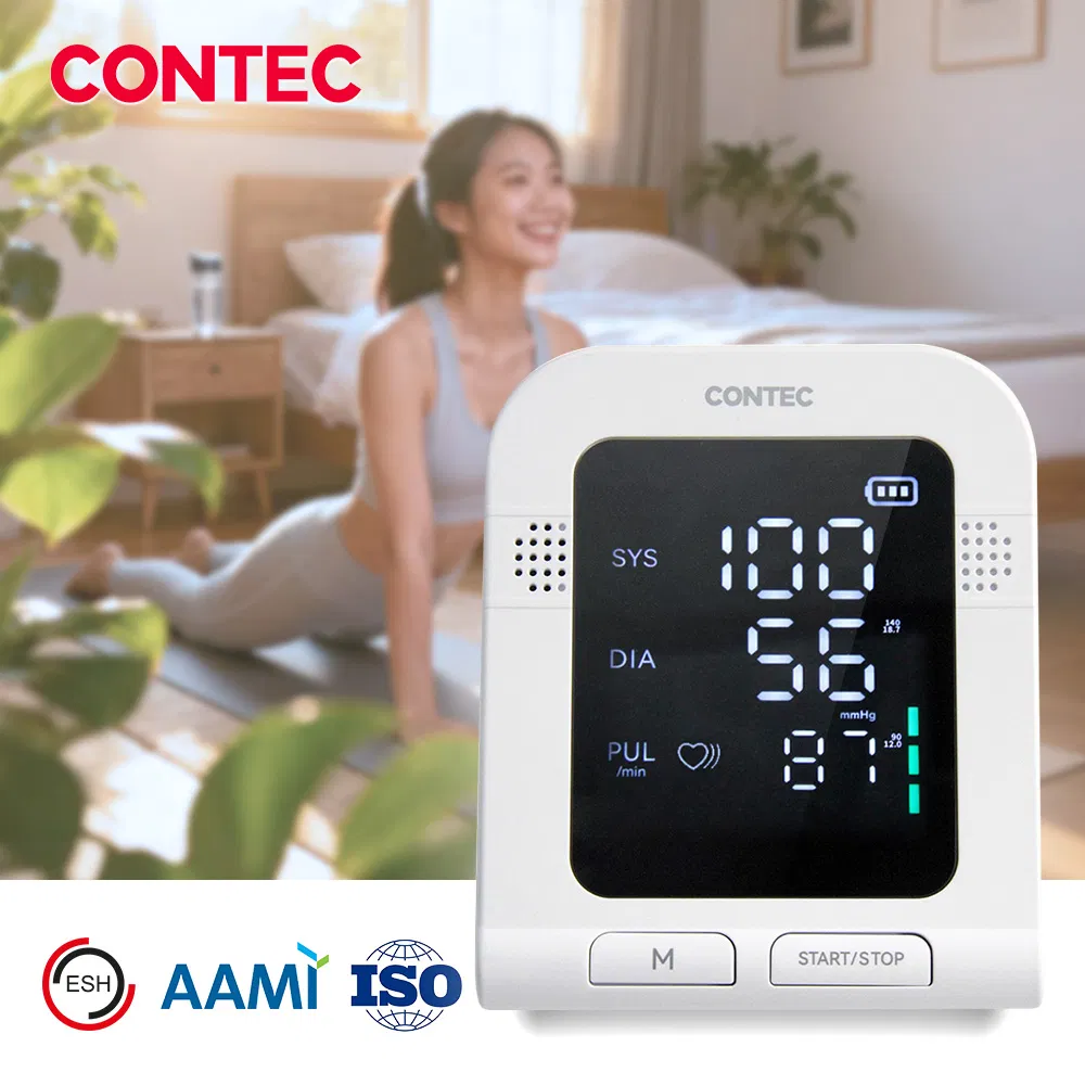 Mdr CE Esh AAMI Contec08c Electronic Automatic Blood Pressure Monitor with CE Certificate