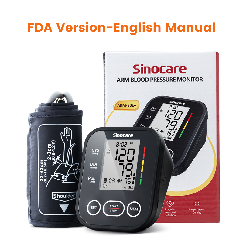 Sinocare Bp Machine Meter Smart Sphygmomanometer Digital Blood Pressure Monitor