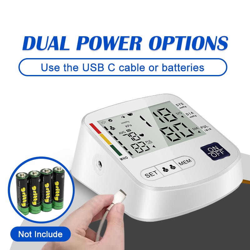 Bp06 Upper Arm Digital Blood Pressure Monitor Sphygmomanometer