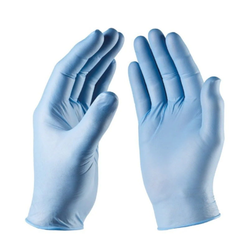 Disposable Nitrile Exam Gloves Blue Powder Free Latex-Free for Safety and Protection