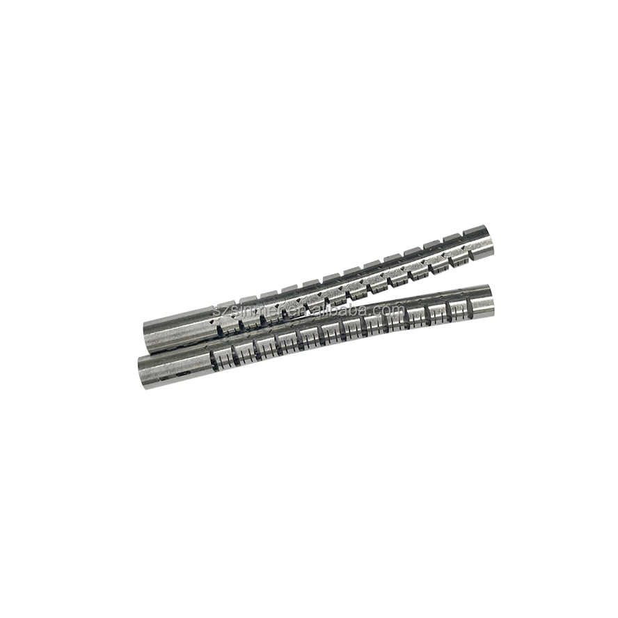 OEM High Precision Medical Stainless Steel 304 Good Quality Hypotube Cardiac Stent Laser Cutting