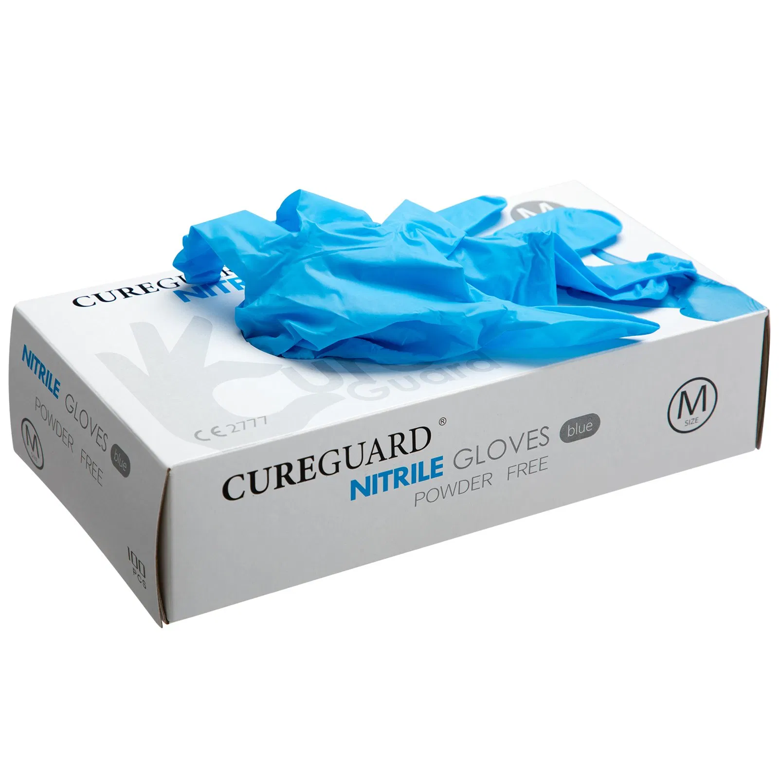 FDA Cerificated Medical Examination Powder Free Blue Disposable Nitrile Glove Powder-Free