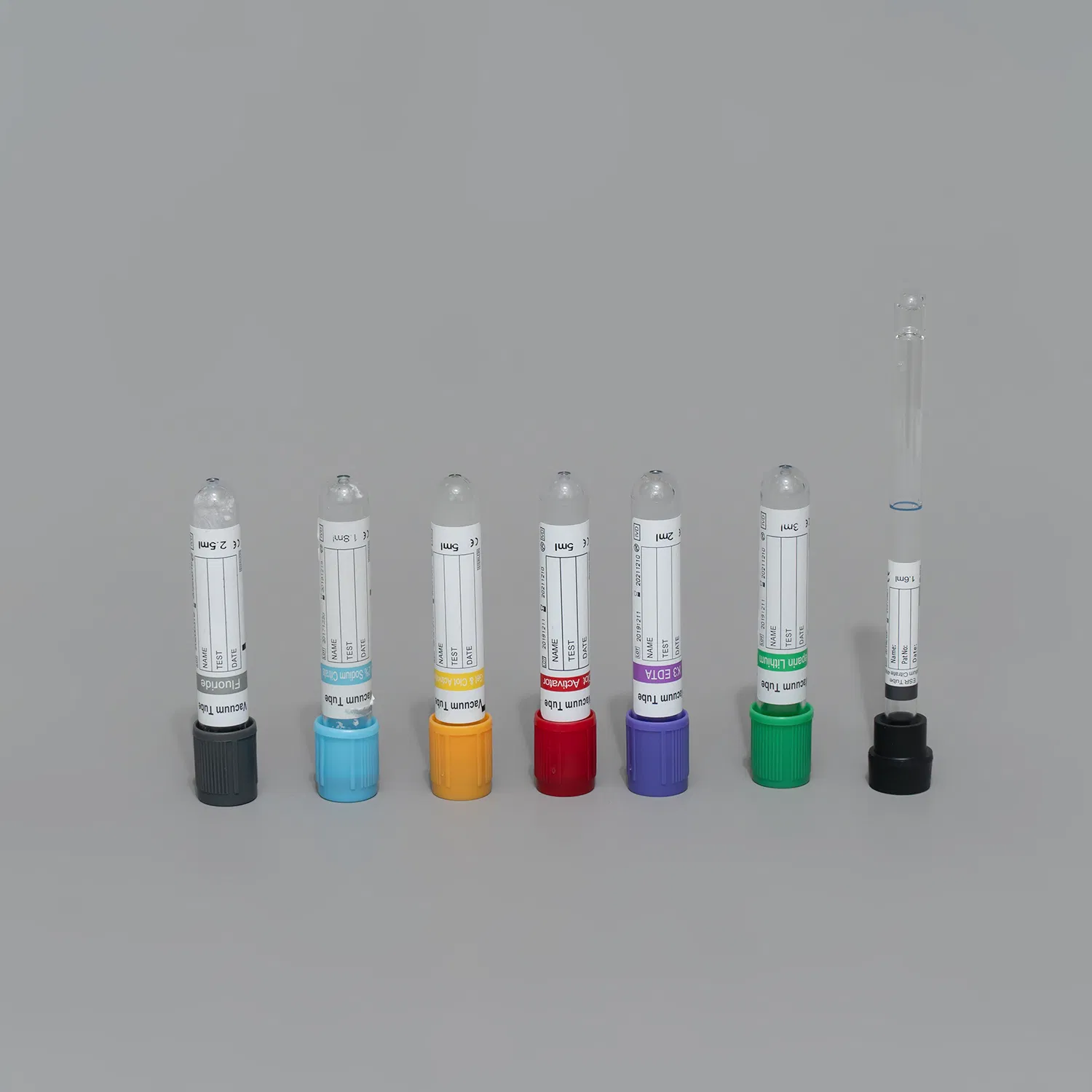 Plain Tube Vacuum Blood Collection Tube of Disposable Medical Supplies