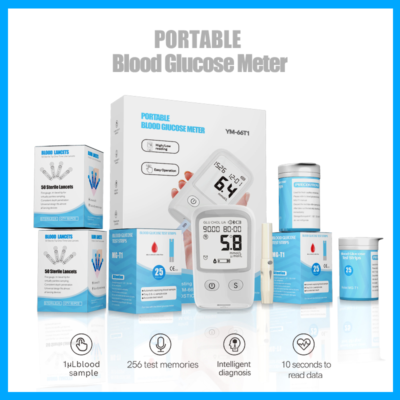 New Arrival Home Portable Blood Glucose Meter Diabetes Blood Sugar Monitor