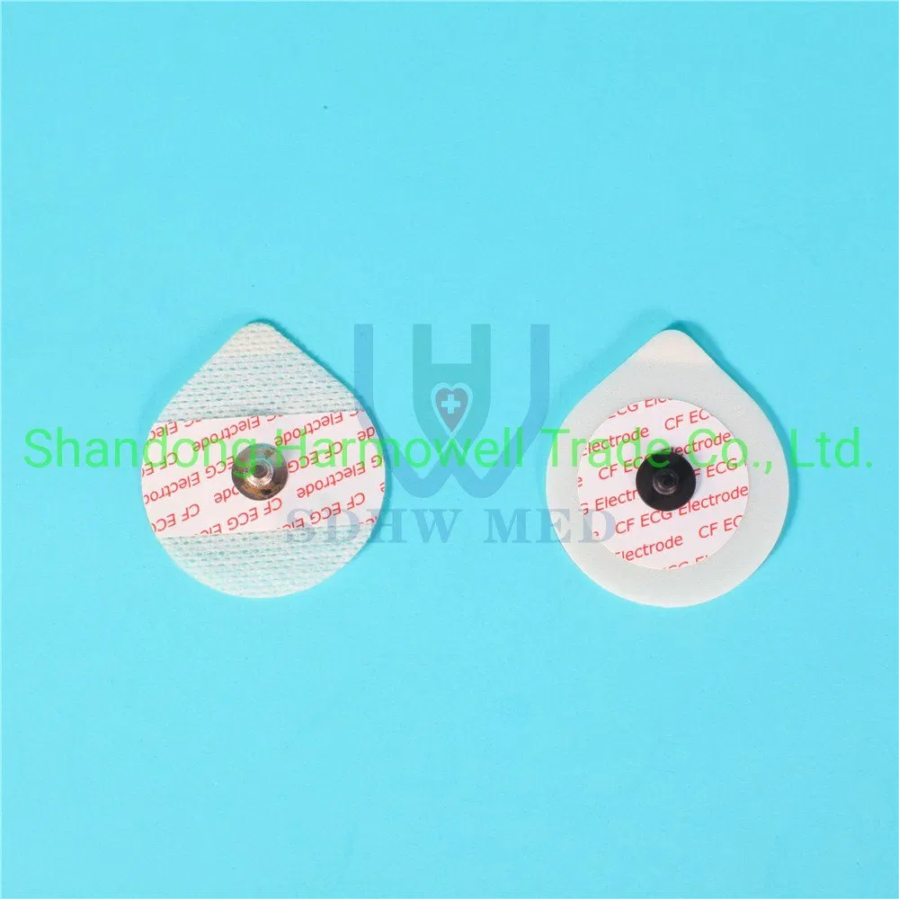 Disposable Medical Supplies Foam Back Self Adhesive ECG Monitor Electrode Patch