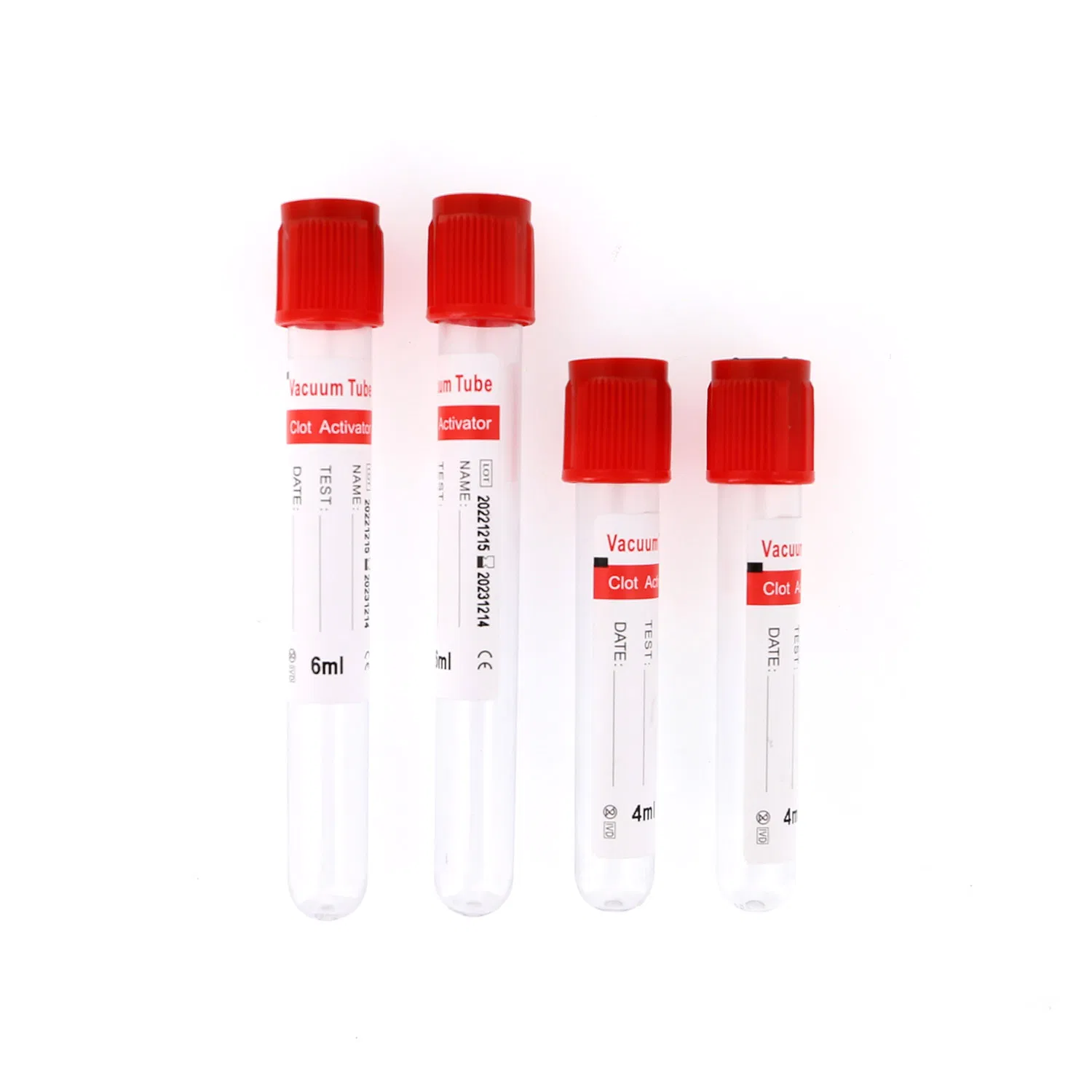 Yellow Light Blue Green Black Purple Anticoagulants 3ml 5ml 10ml Volume EDTA Clot Activator Plain Tube Plain Tube ESR PT Heparin Glucose Blood Collection Tube