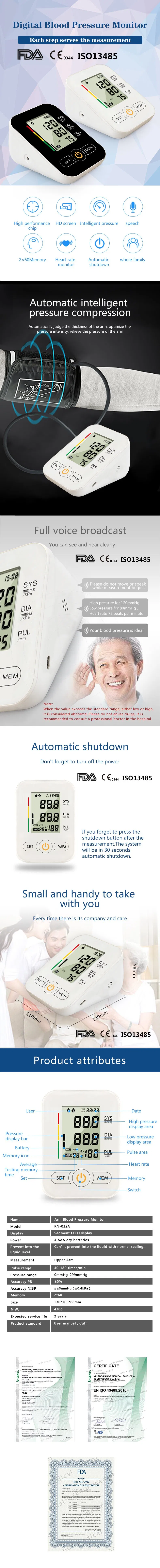 Detailed Specifications Chart