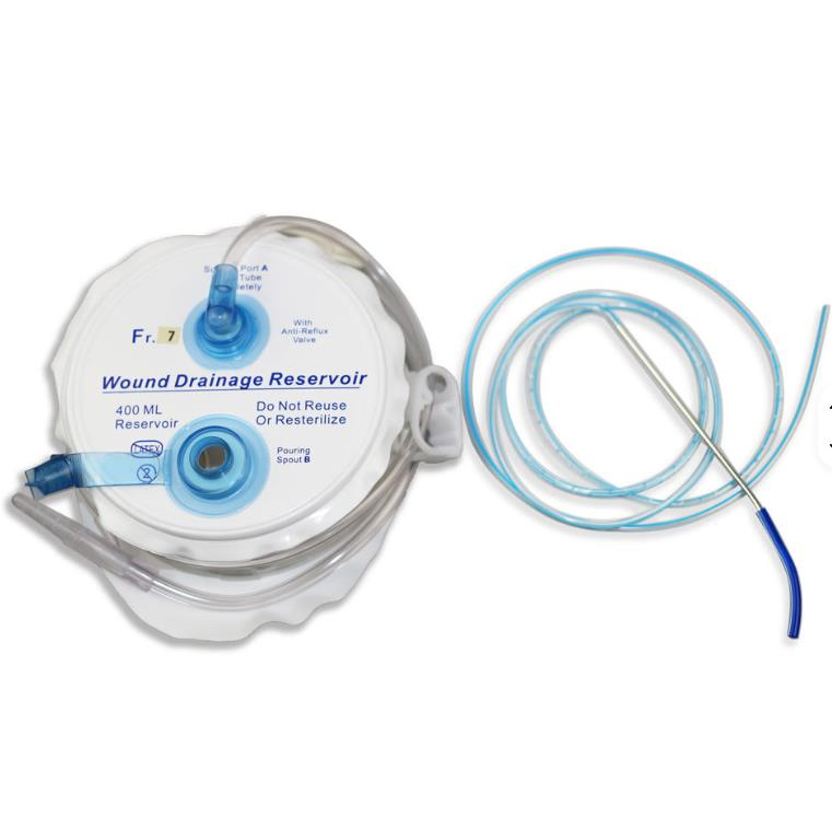 Closed Drainage PVC Reservoir Wound Suction Kit
