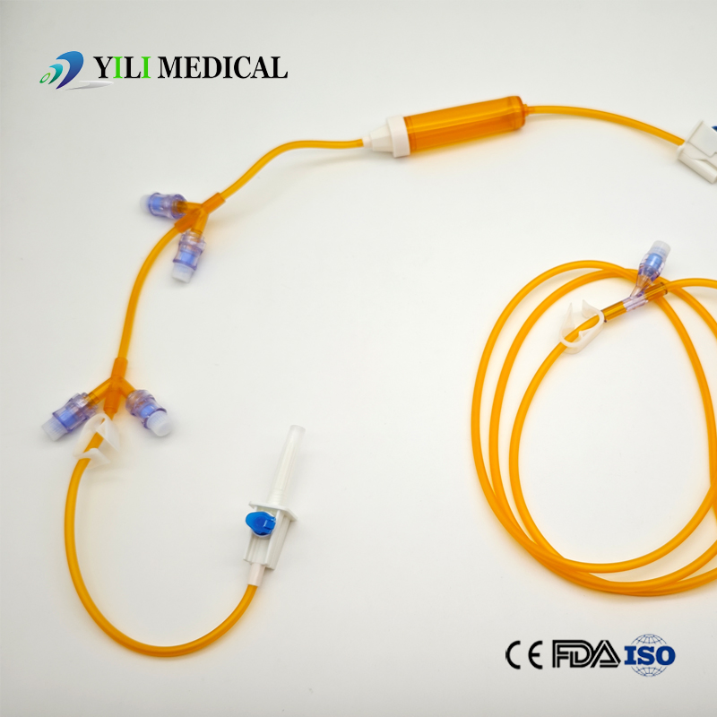 Factory Wholesale High Quality Sterile IV Infusion Set Medical Equipment Surgical Equipment Disposable Light-Proof Infusion Set with CE, ISO