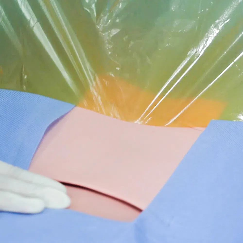Waterproof Transparent Medical Antimicrobial Sterile Drapes Antimicrobial Surgical Incise Film Drape
