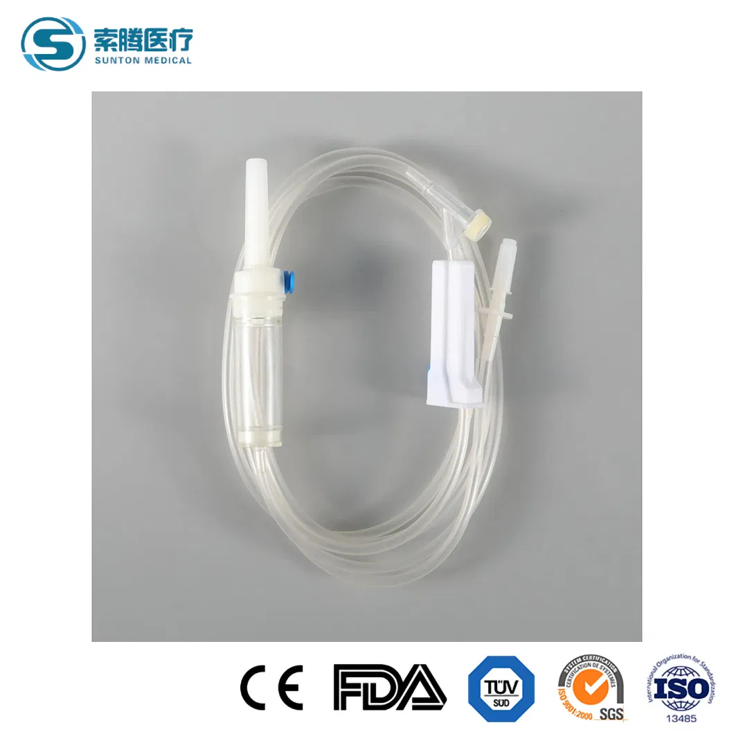 Disposable Sterile IV Medical Ordinary Luer Slip/Lock Infusion Set with Needle CE, ISO with Filter Intravenous Drip Chamber Type