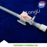 Flexible Disposable IV Catheter with Injection Port Butterfly Type Red