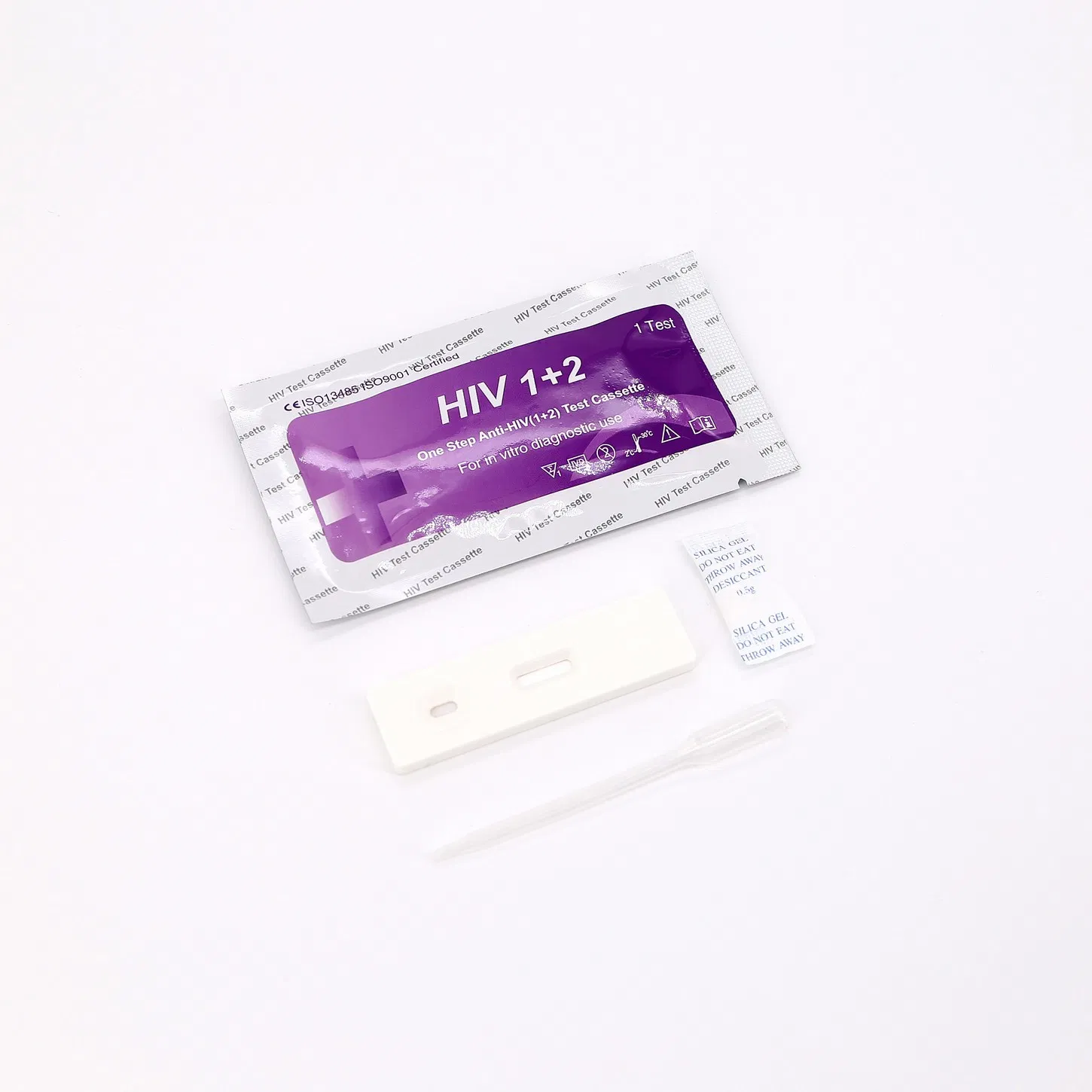 Medical Disposable Rapid Diagnostic Antibody/ Antigent One Step HIV Test Strip/Cassette Kit with CE/ISO