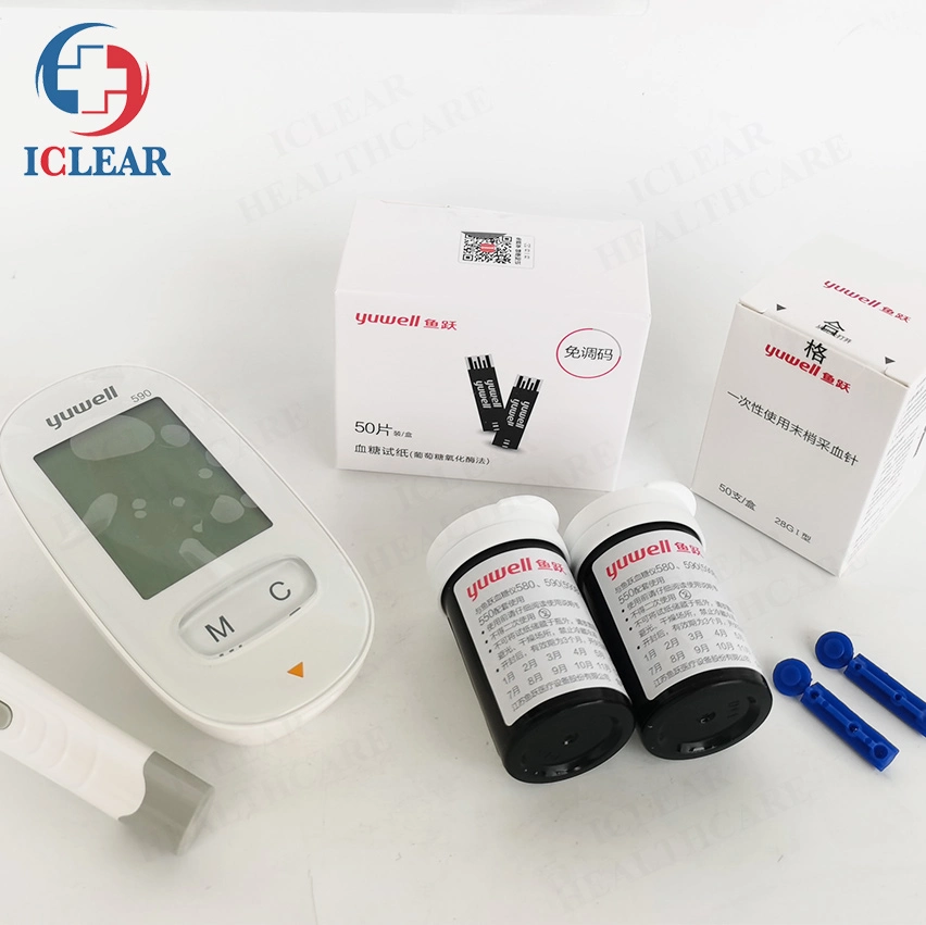 Yuwell 590 Blood Glucose Monitor with Test Strip
