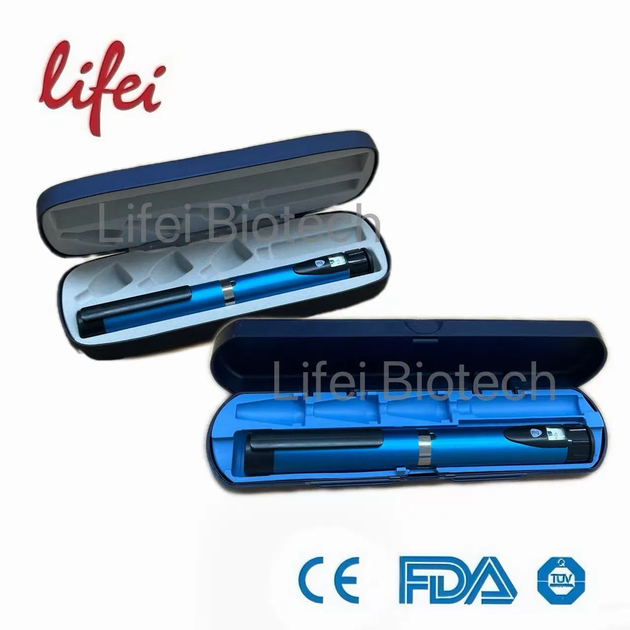 Reusable 3ml 0-60 Iu Insulin Injector Pen Made of Plastic and Metal