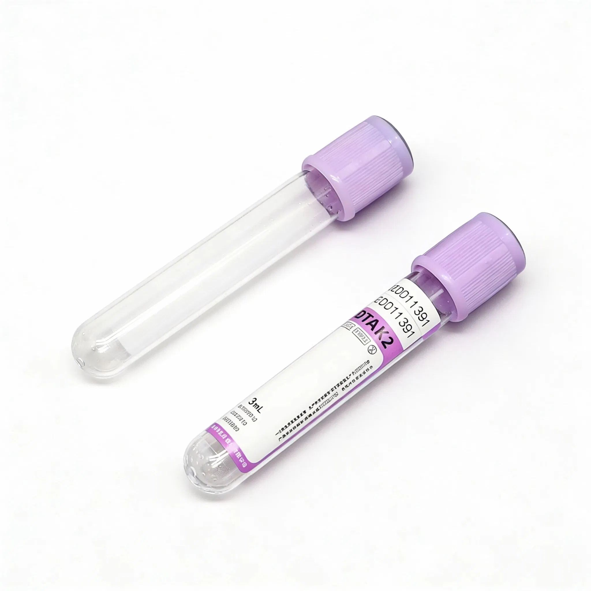 Medical Disposable Vacuum Blood Collection Tube EDTA Clot Gel ESR Heparin