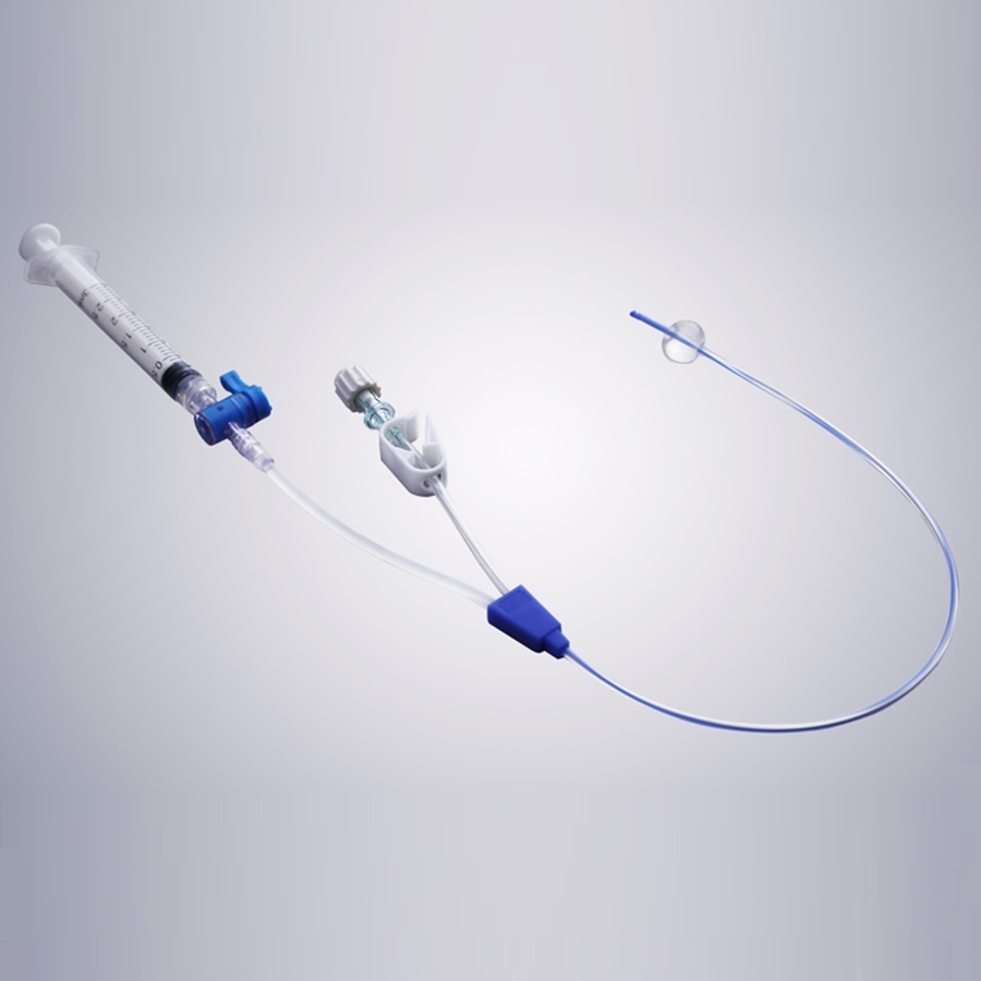 CE Silicone 5fr/7fr Soft Disposable Hsg Catheter for Tubal Angiography