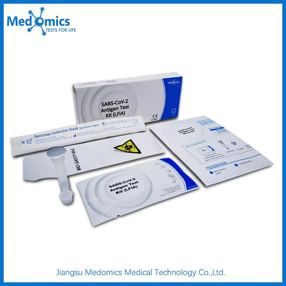 Super Rapid Diagnostic Antigen Testing Kits with CE/Whitelist (1 test/box)